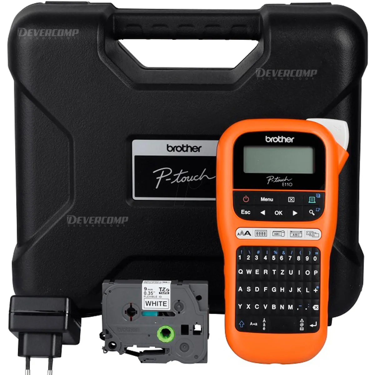 BROTHER - Rotuladora Portatil Brother PT-E110VP Con Maletin