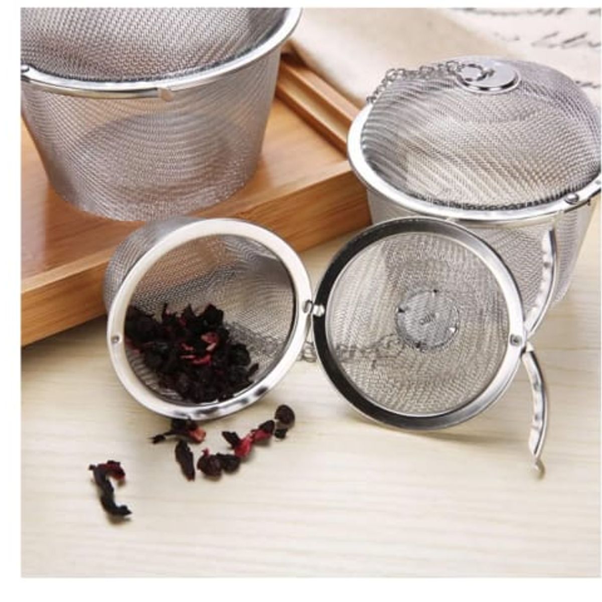 ICHIMATSU - INFUSOR FILTRANTE PARA  TE DE ACERO INOXIDABLE DE 5CM