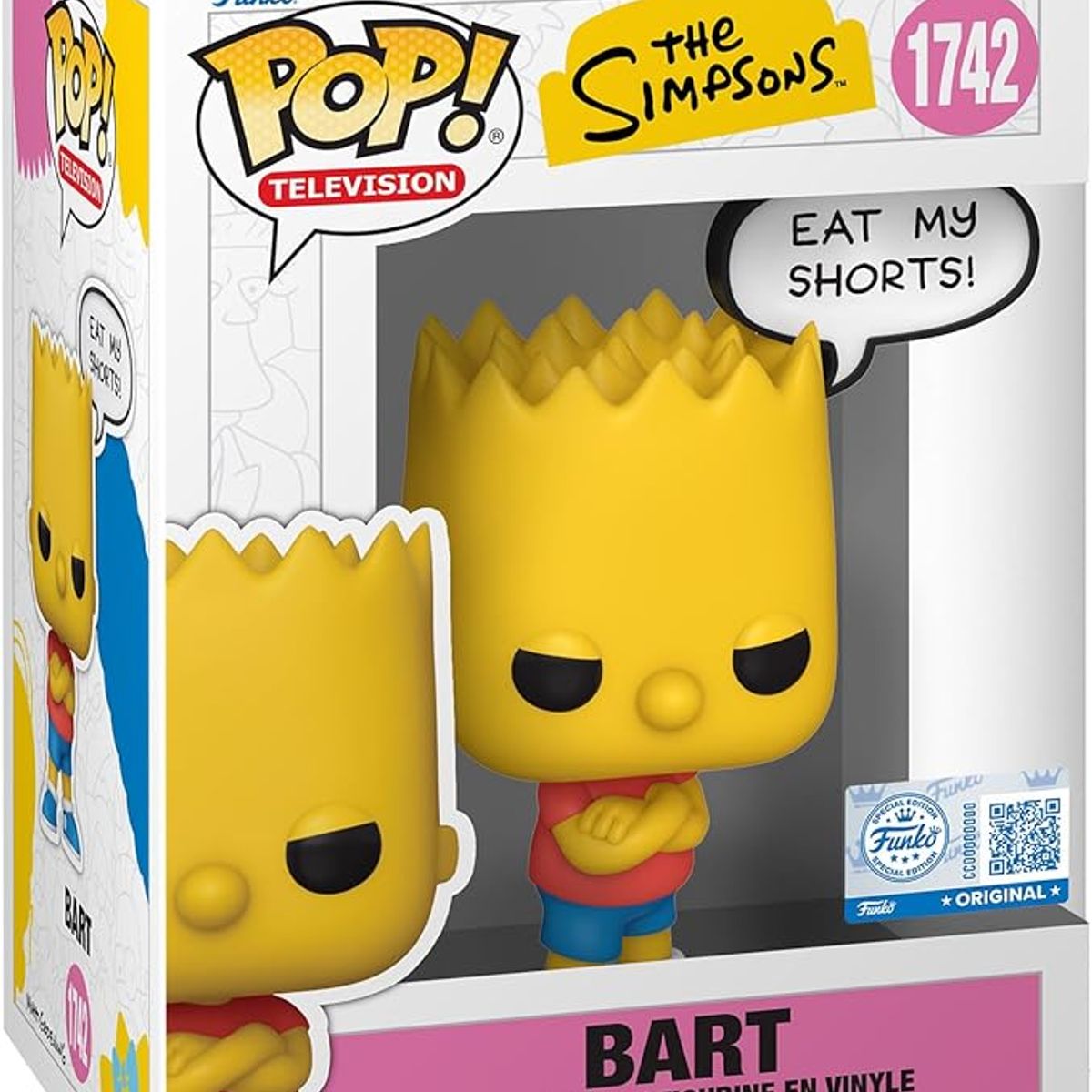 FUNKO - Funko Pop Bart Simpson 1742 Exclusivo