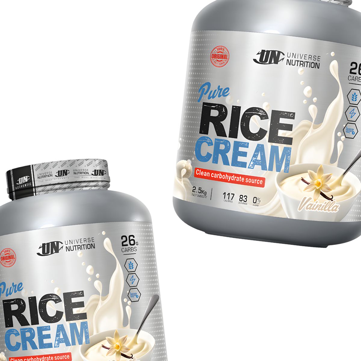UNIVERSE NUTRITION - Pure Rice Cream 2.5 kg - Crema de arroz Universe Nutrition - Vainilla