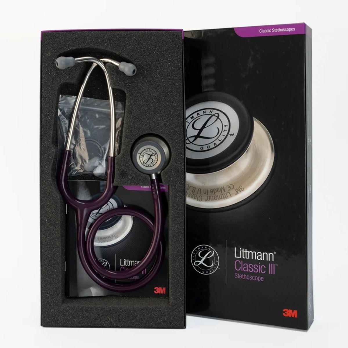 LITTMANN - Estetoscopio Littmann Classic III Morado 5831