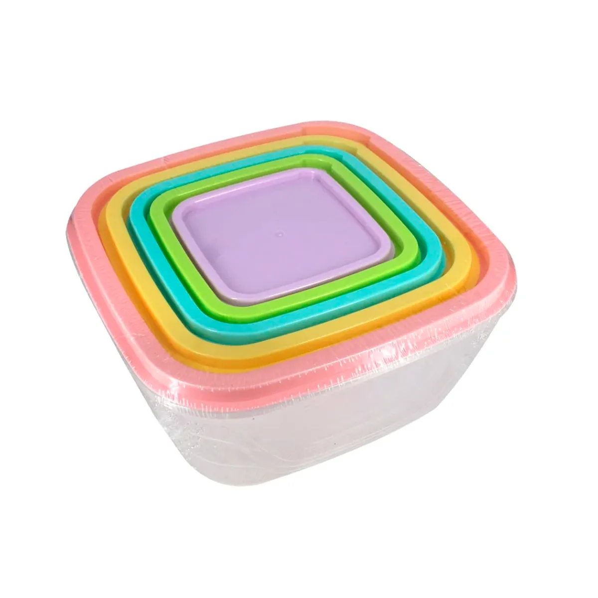 GENERICO - Tapper Recipiente De Plastico Set x5