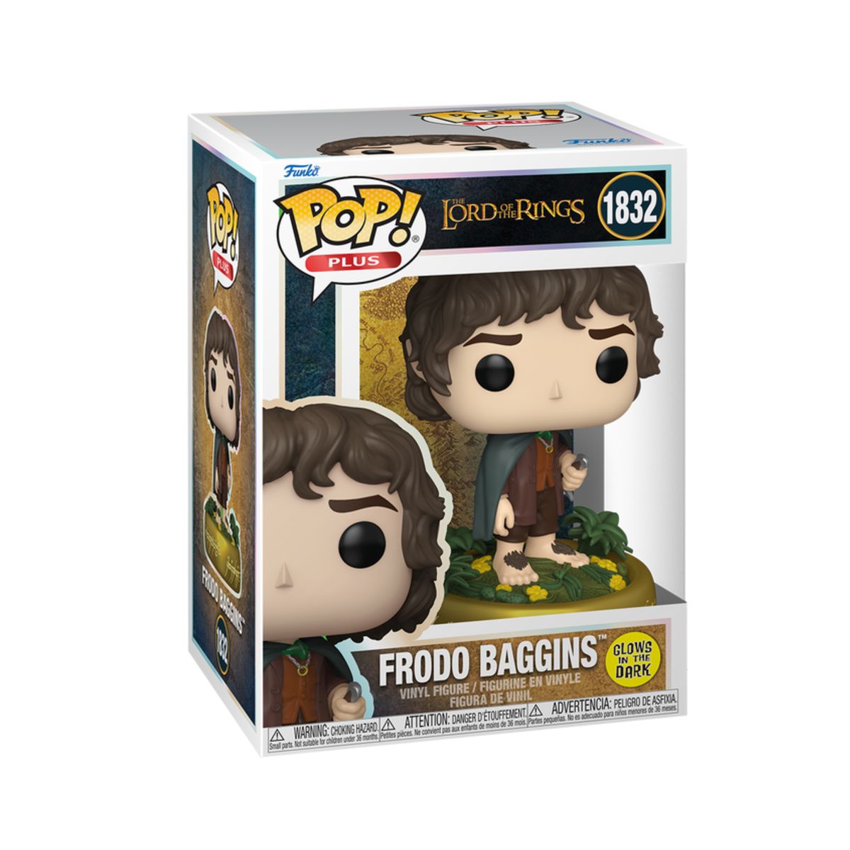 FUNKO - Pop Frodo Baggins (Glow) Funko Pop Plus 1832 Señor de los Anillos
