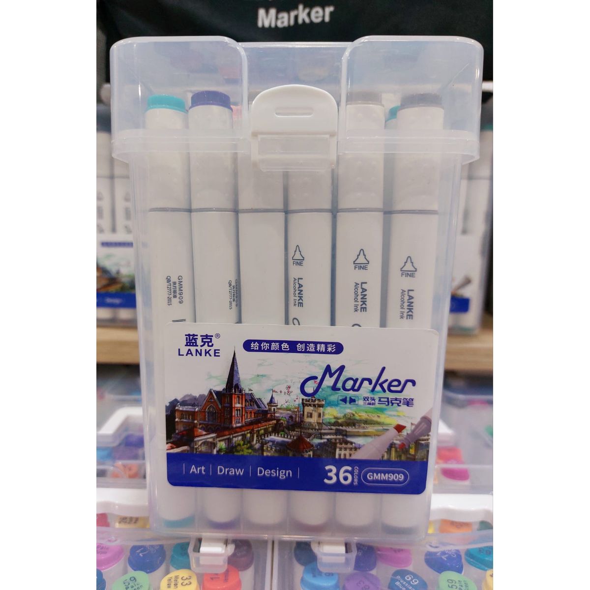 GENERICO - PLUMONES TOUCH 36 PIEZAS MARCADORES CON DOBLE PUNTA