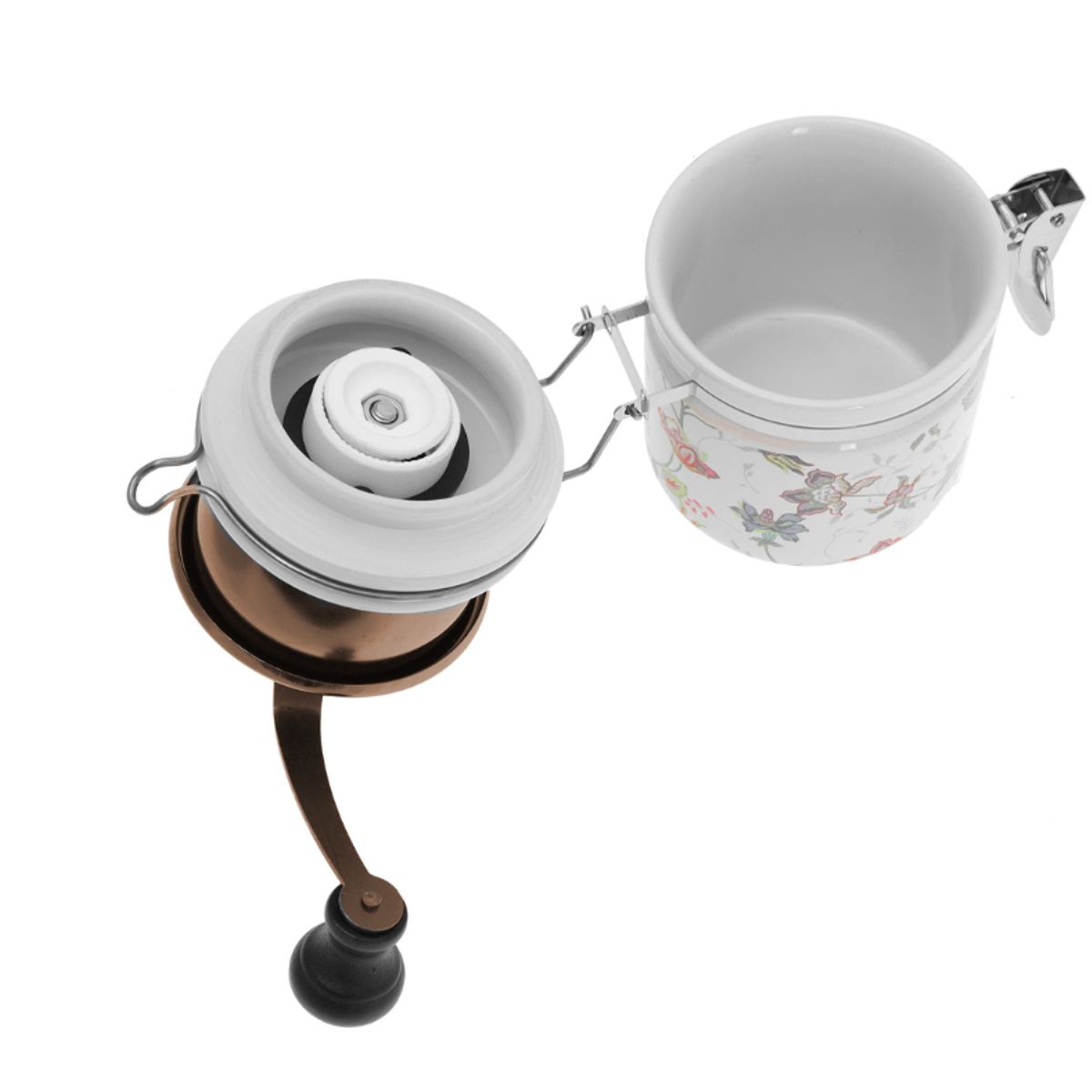 GENERICO - Molinillo cerámica blanca