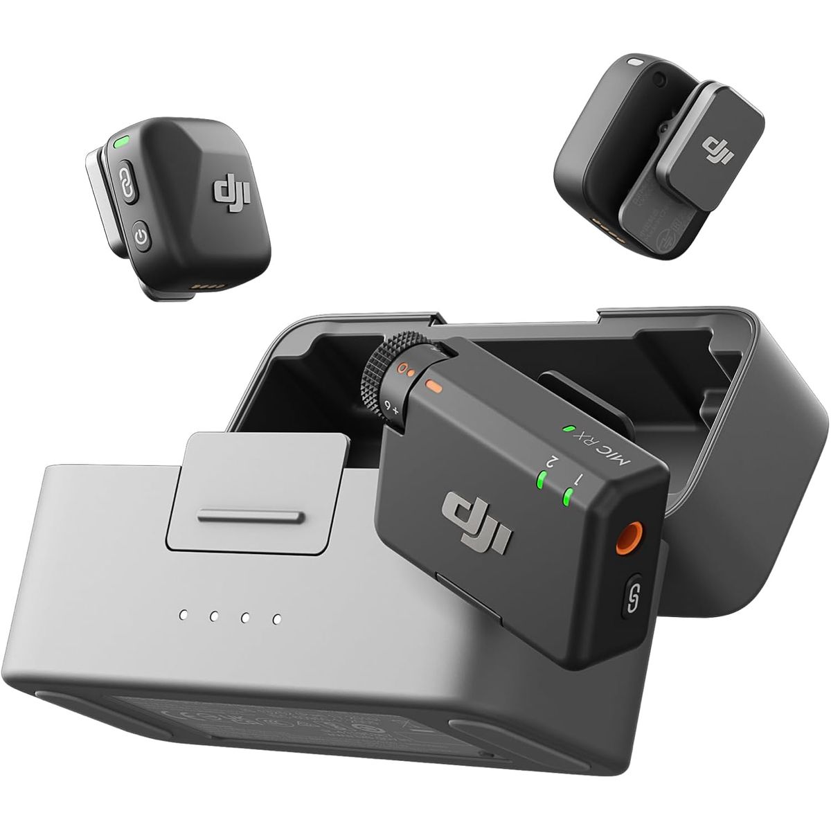 DJI - micrófono inalámbrico DJI Mic Mini 2TX + 1RX + Estuche de carga
