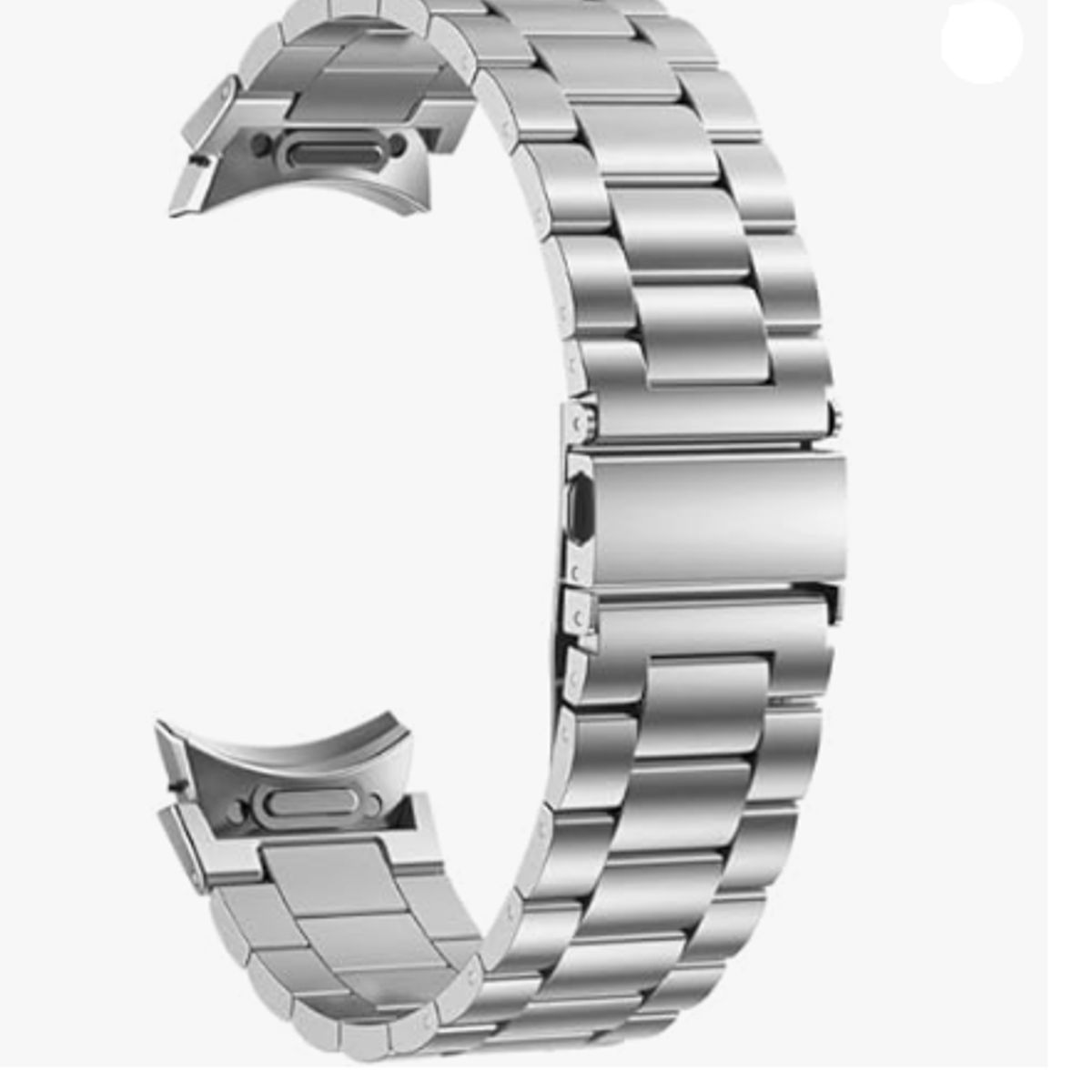 GENERICO - Correa Eslabón para Samsung watch 4 - 44mm PLATEADO