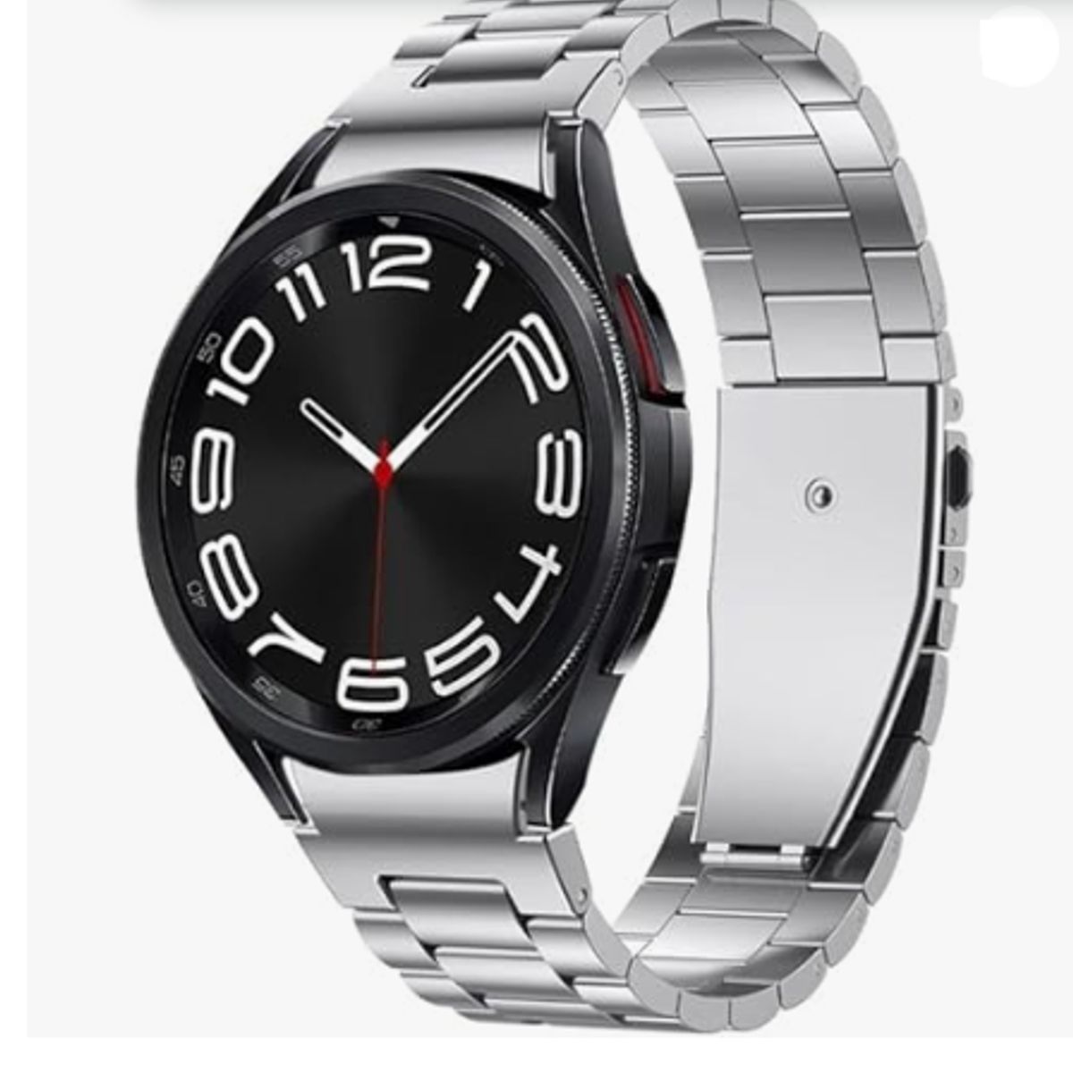 GENERICO - Correa Eslabón para Samsung watch 4 - 44mm PLATEADO