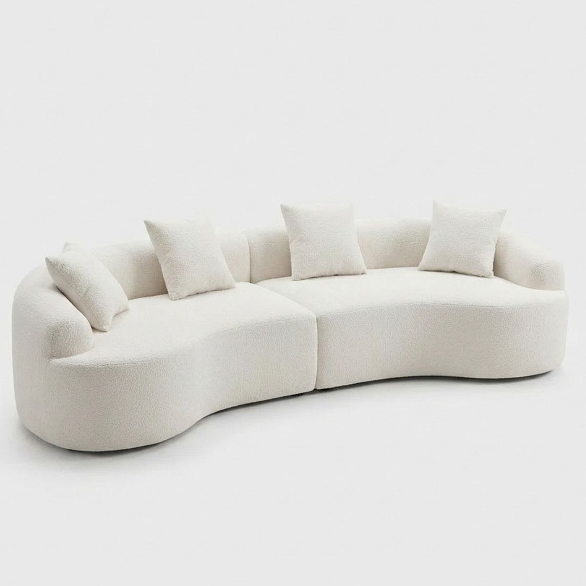 AMBIHOME - Sofá Curvo Elegante Doris Ambienta Home