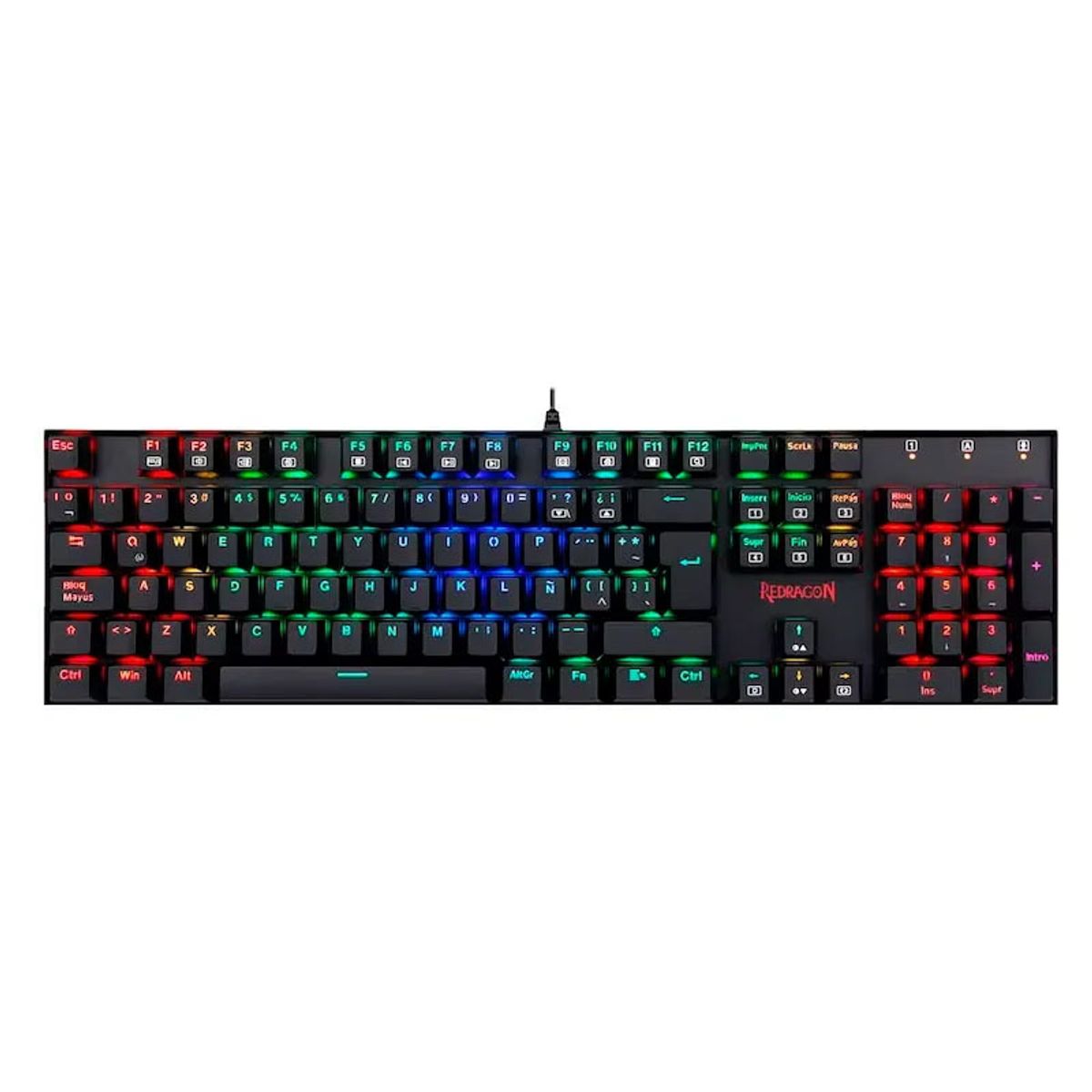 REDRAGON - TECLADO REDRAGON MITRA K551 RGB NEGRO SRED