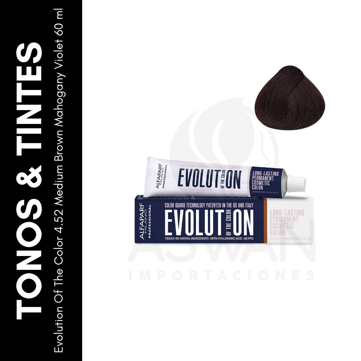 GENERICO - Evolution Of The Color 452 Medium Brown Mahogany Violet 60 ml