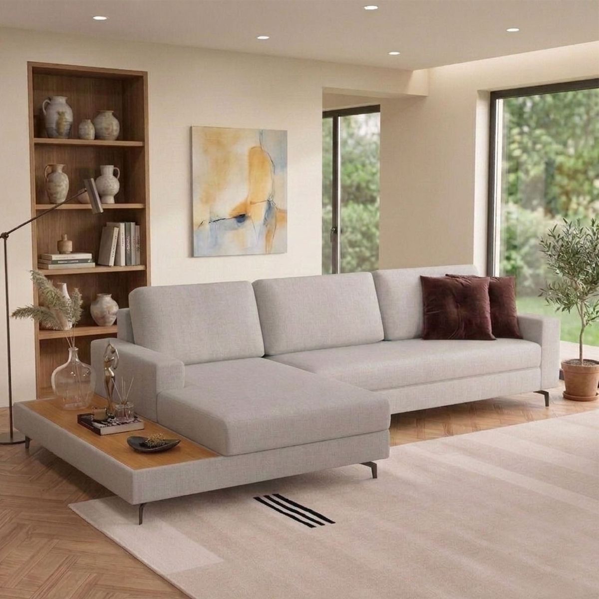 AMBIHOME - Sofá Seccional  Giovanni  Ambienta Home  – Elegancia Italiana con Historia