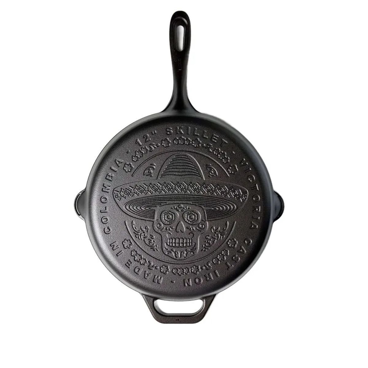 VICTORIA - SARTEN VICTORIA DE HIERRO FUNDIDO DIA DE MUERTOS 30 CM