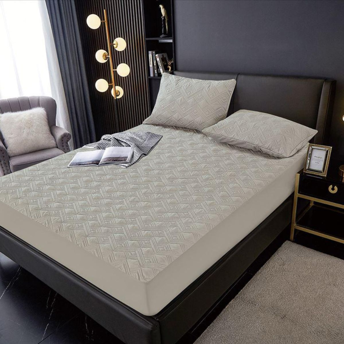 CASATEX - PROTECTOR DE COLCHÓN IMPERMEABLE 15PLZ CASATEX CON FUNDAS