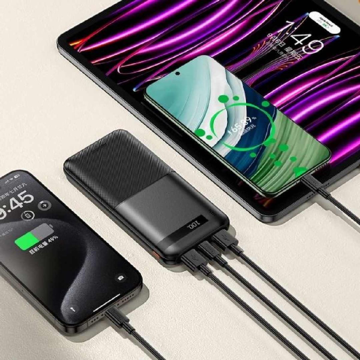 REMAX - Cargador Portátil Power Bank 10000mAh 20W+225W Remax RPP-71 Negro