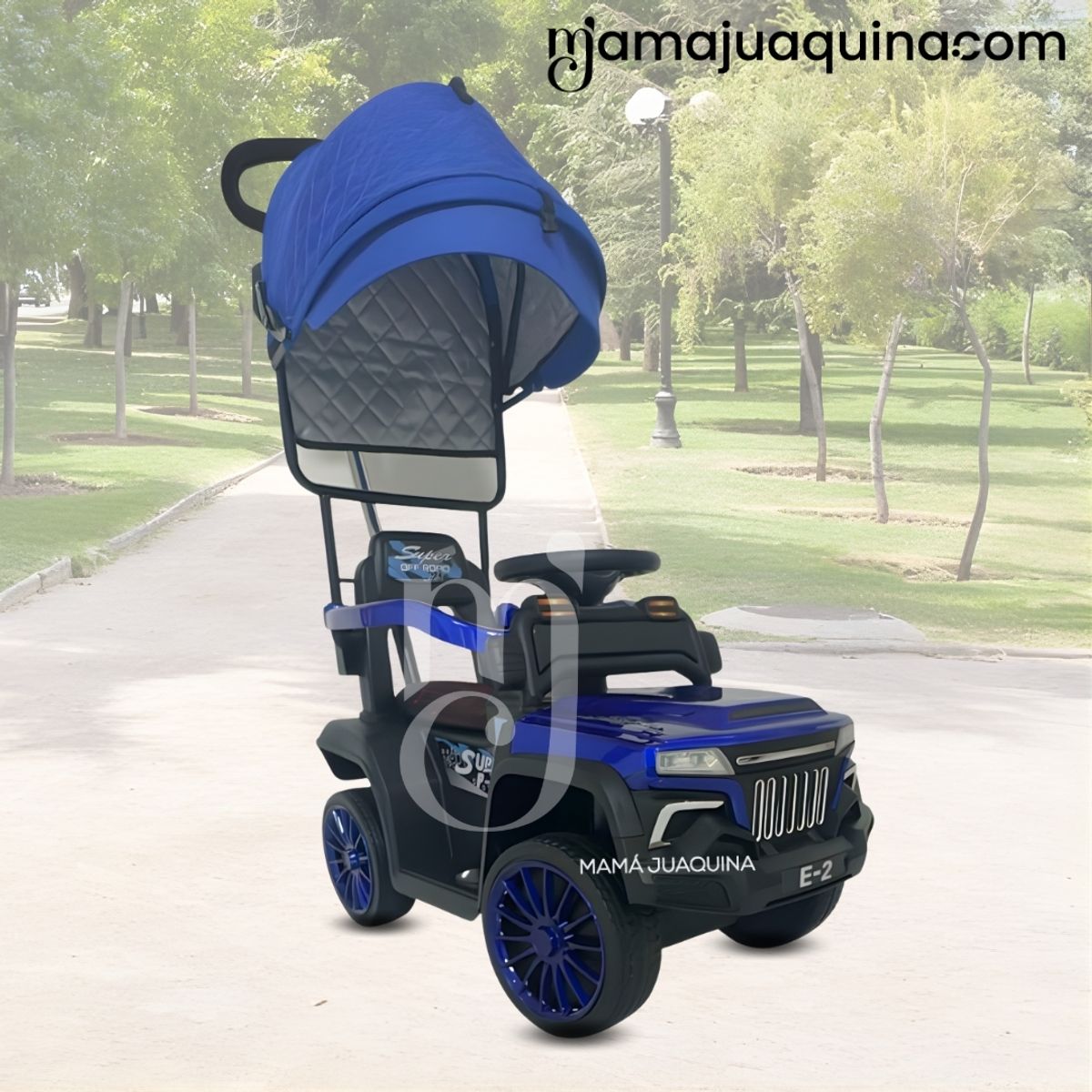 BABY - Correpasillo a Batería «CANSIC» con Control Remoto Blue