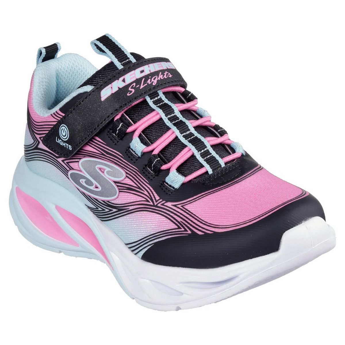 SKECHERS - Zapatillas Skechers S-Lights 303712L-BKMT Niñas