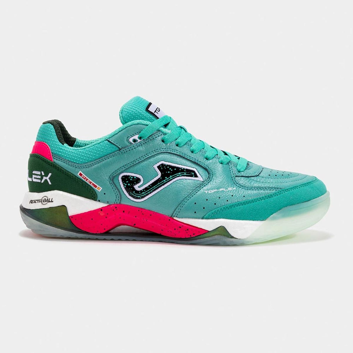 JOMA - Zapatillas Futbol Sala Top Flex Plus 15 IN Turquesa