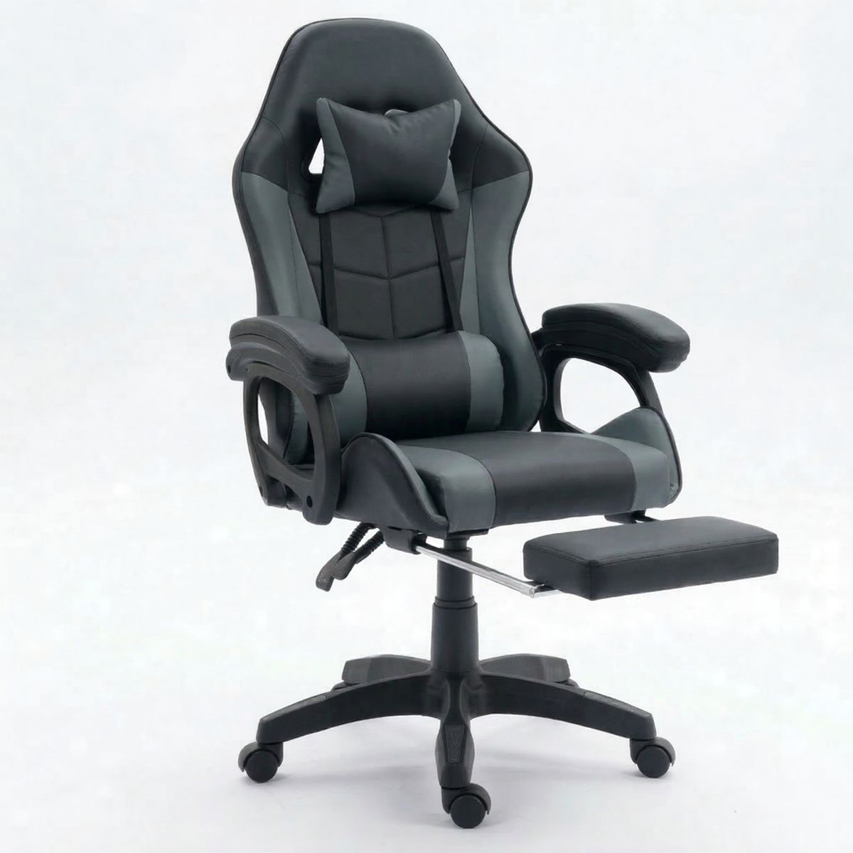 SILLIUM - Silla Gamer Reclinable Gris Sillium