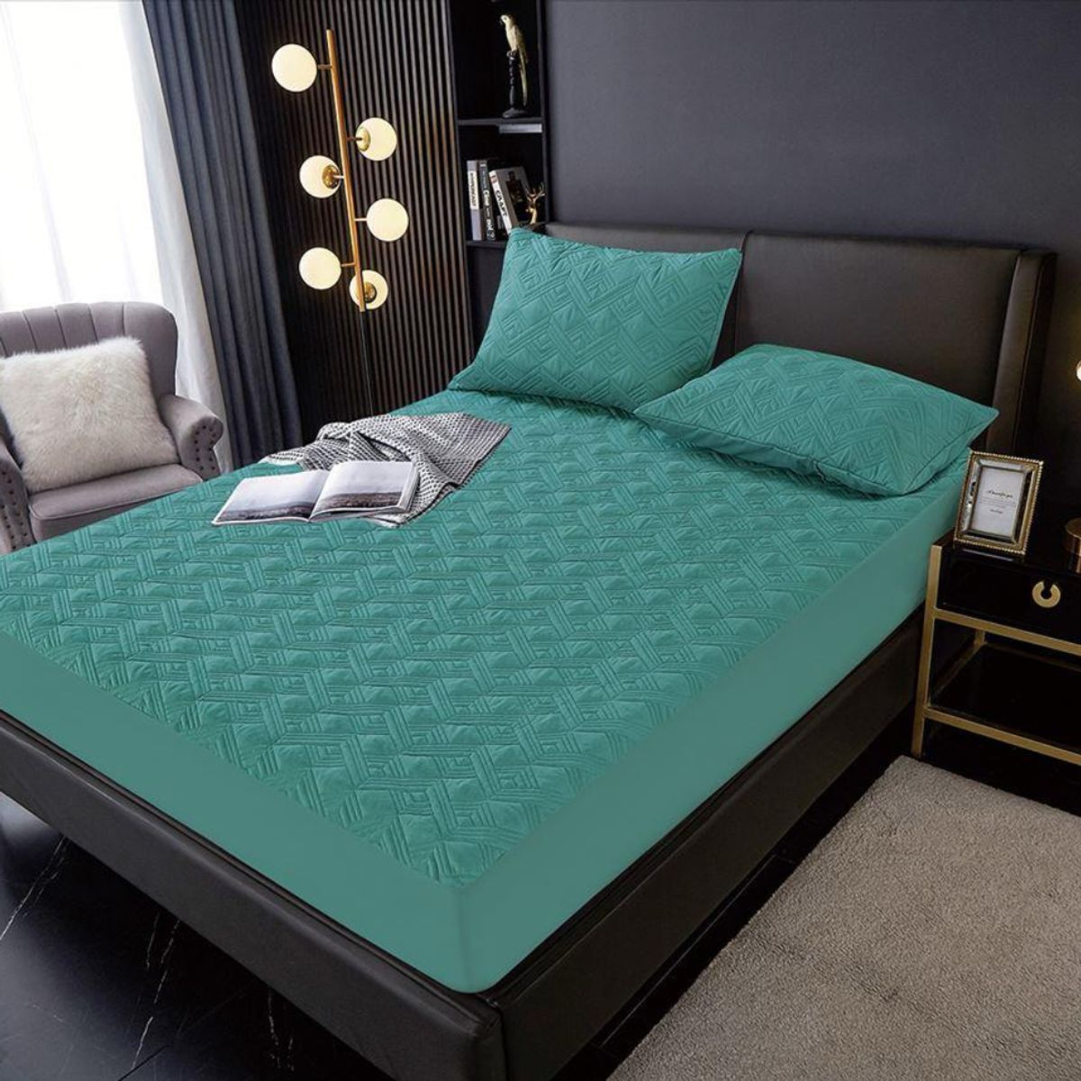 CASATEX - PROTECTOR DE COLCHÓN IMPERMEABLE KING CASATEX CON FUNDAS