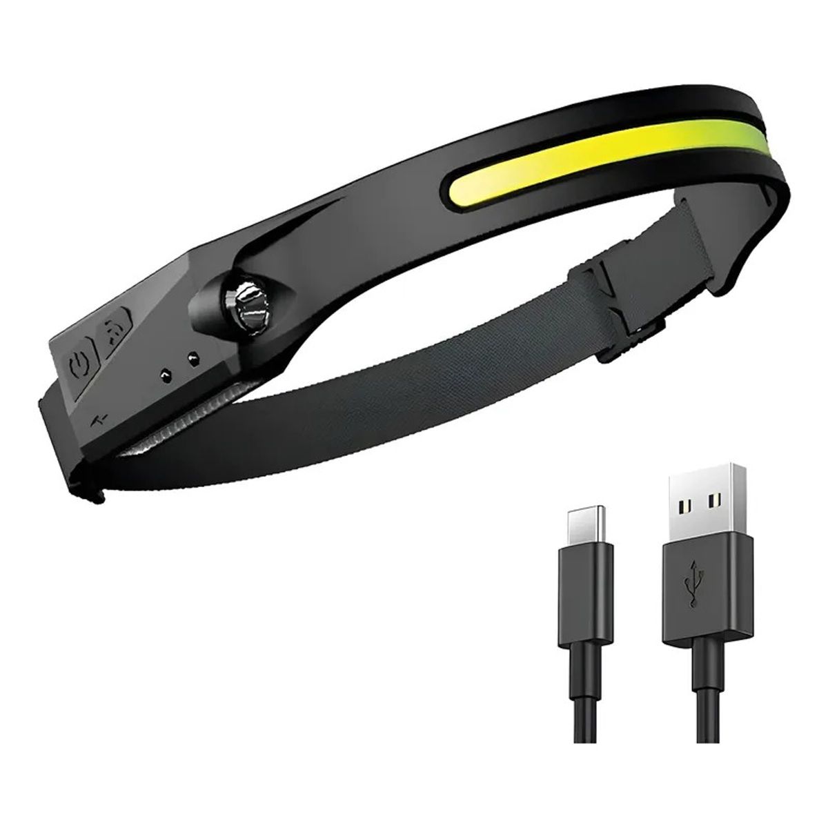 GENERICO - Linterna Led Cintillo Con Sensor Montado En La Cabeza Color de la luz Blanco