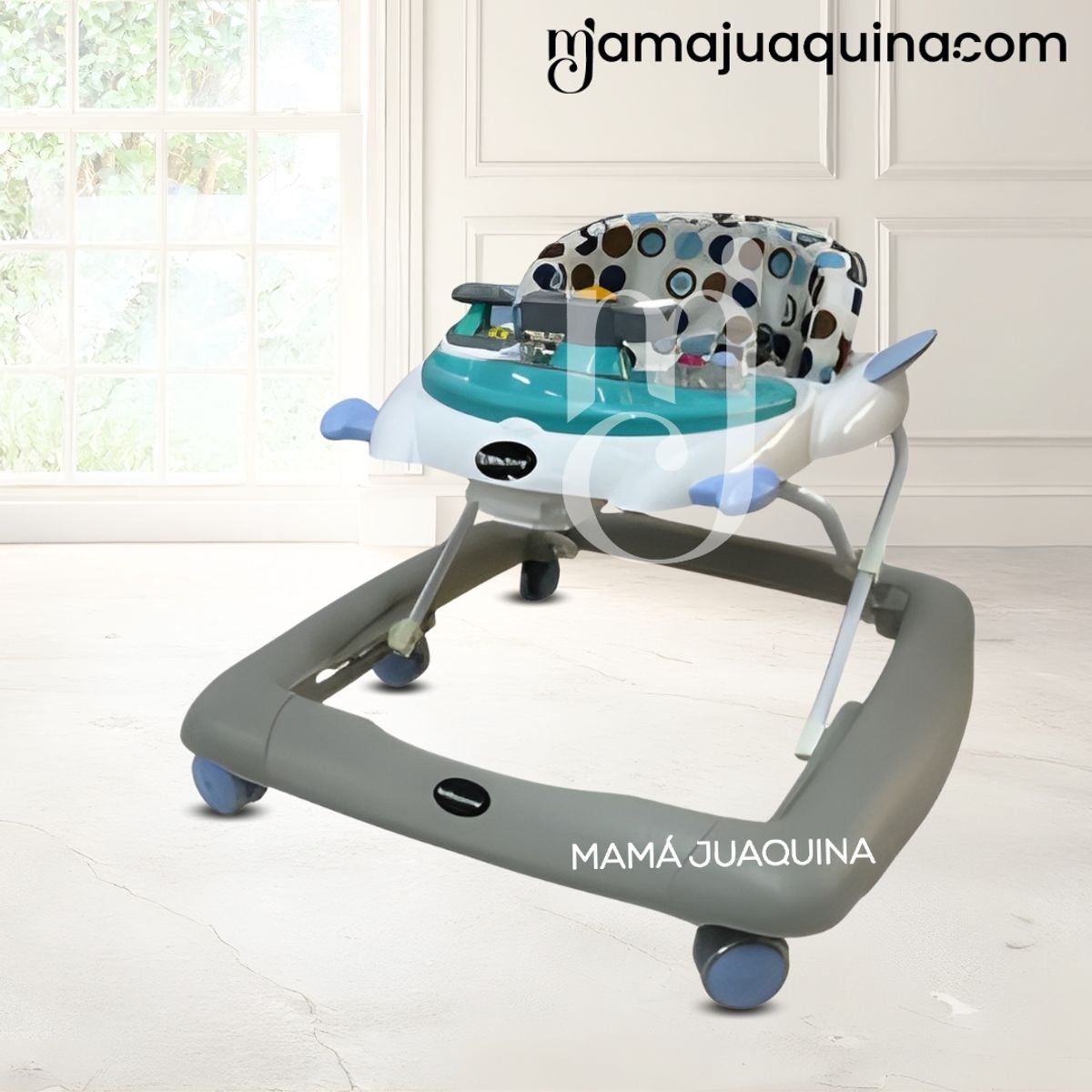 BABY - Andador Plegable Didáctico «NAVY» Edición Limitada Gray