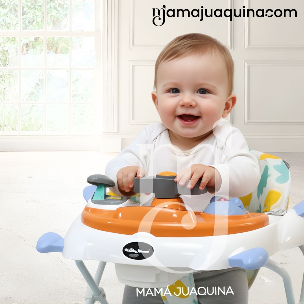 BABY - Andador Plegable Didáctico «NAVY» Edición Limitada Light Blue