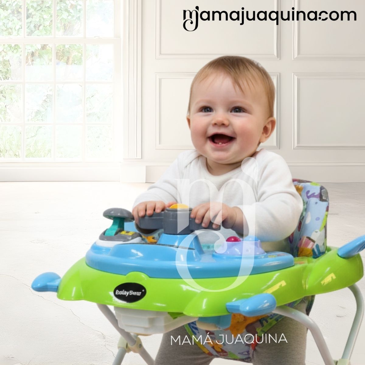 BABY - Andador Plegable Didáctico «NAVY» Edición Limitada Orange