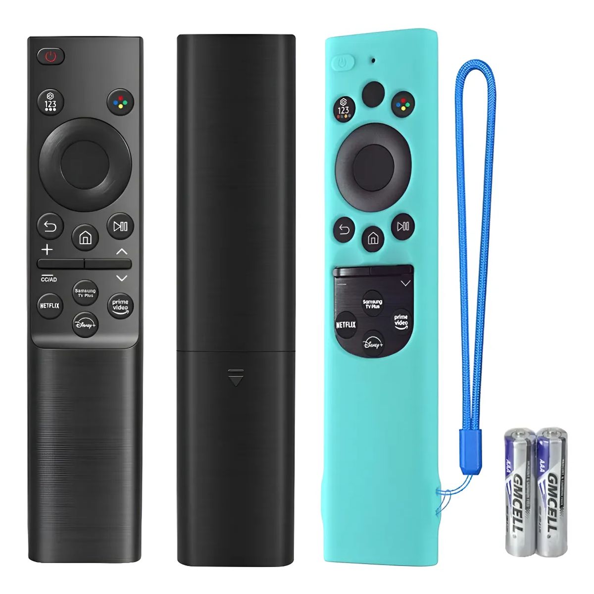 GENERICO - Reemplazo Remoto Para Samsung Bn59-01388a Bn59-01457a Bn59-01388h Con Funda Y Pila Aaa
