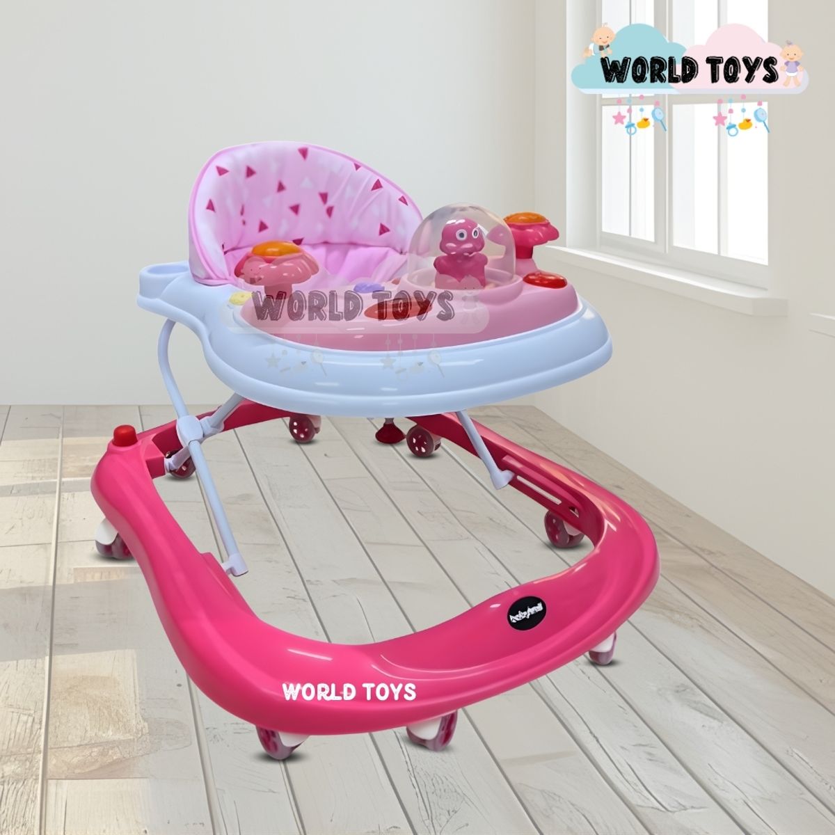 BABY - Andador Plegable Didáctico «DUCSY» Edición Limitada Pink