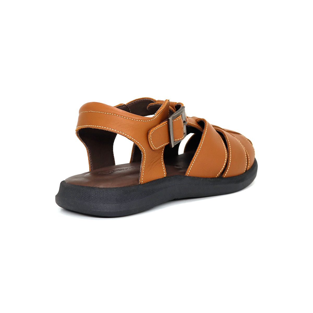 CONTERS - Sandalias Hombre De Cuero KN25Q3-828 Coñac