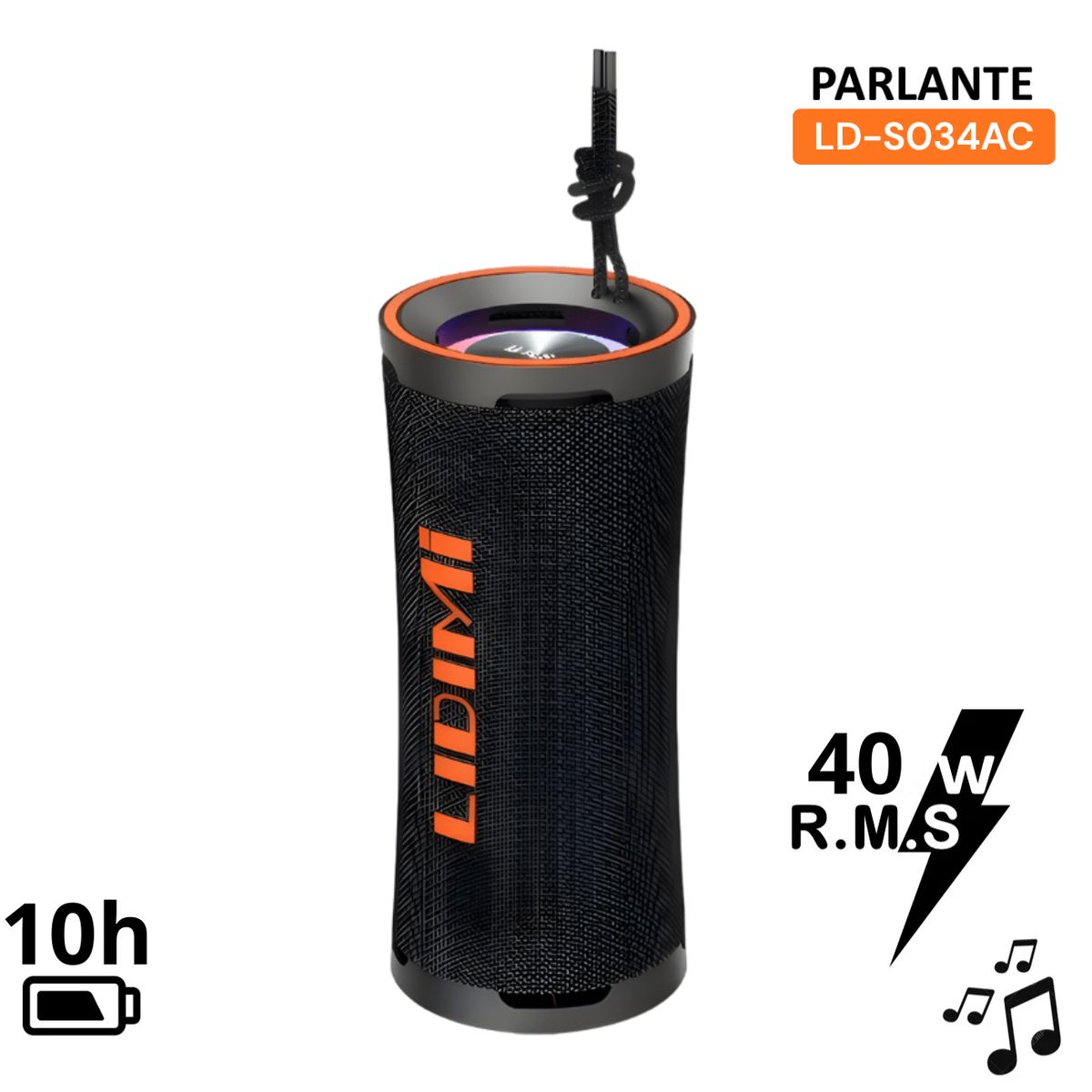 LIDIMI - Parlante Bluetooth Lidimi LD-S034AC 40W 220V USB BT