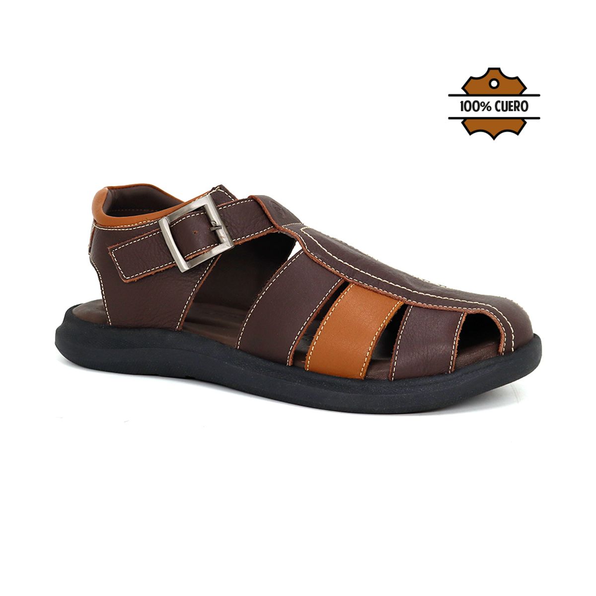 CONTERS - Sandalias Hombre De Cuero KN25Q3-832 Africano