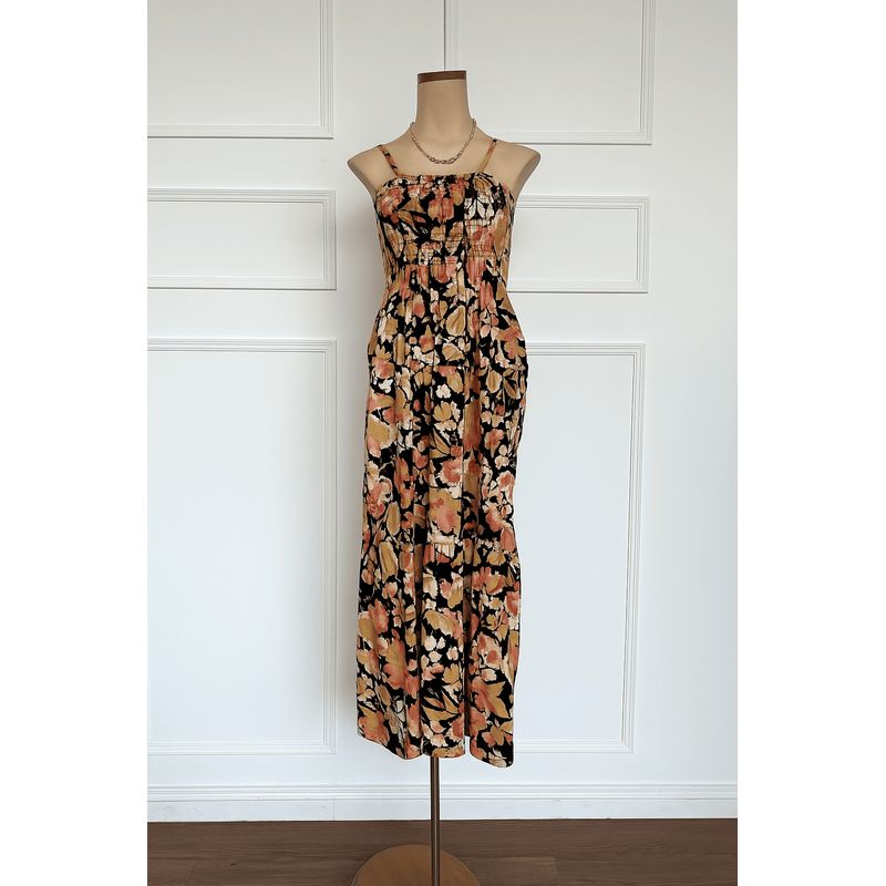 GENERICO - VESTIDO FLORES MULTICOLOR PARA MUJER