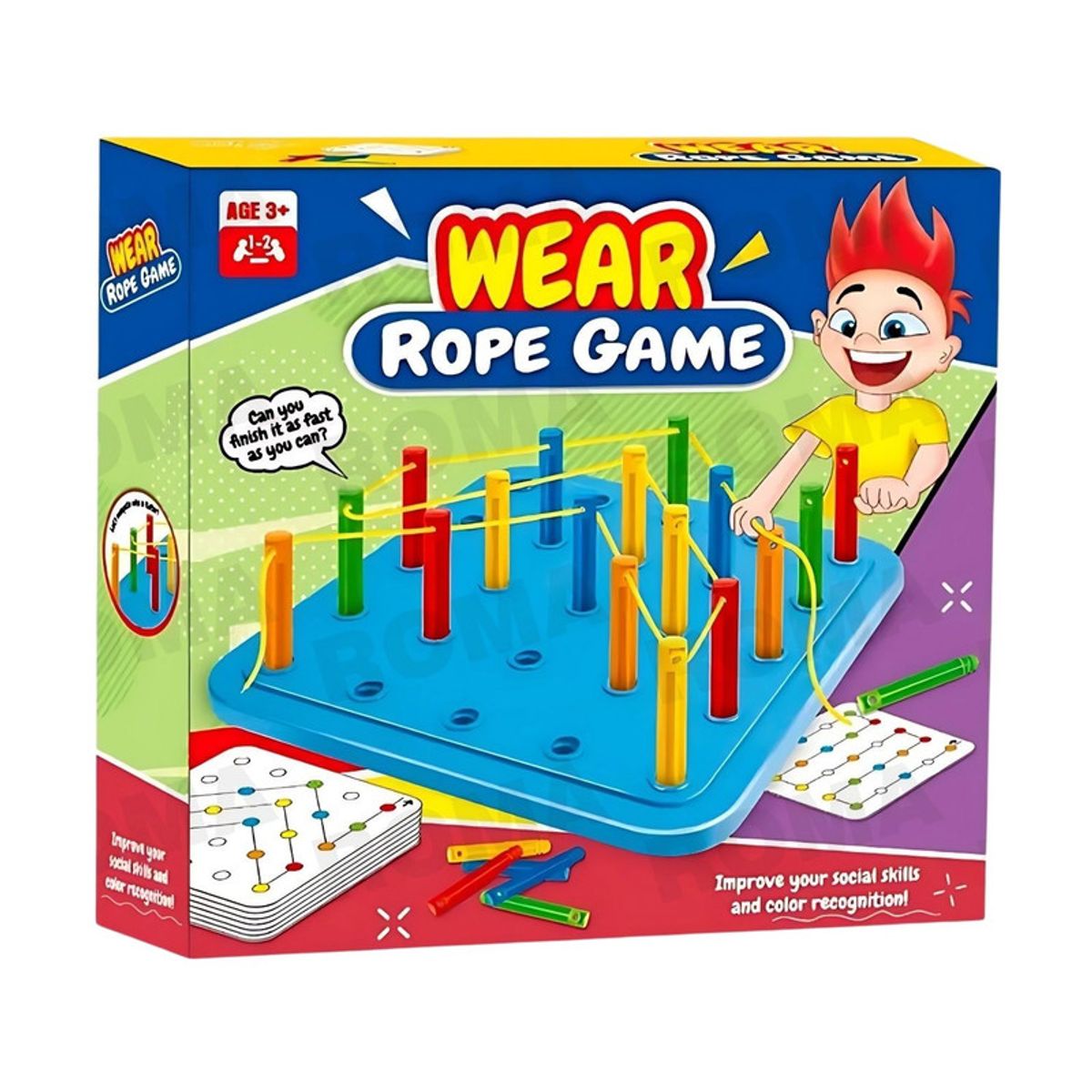 GENERICO - JUEGO DIDÁCTICO INTRODUCIR LA CUERDA CON CLAVITOS