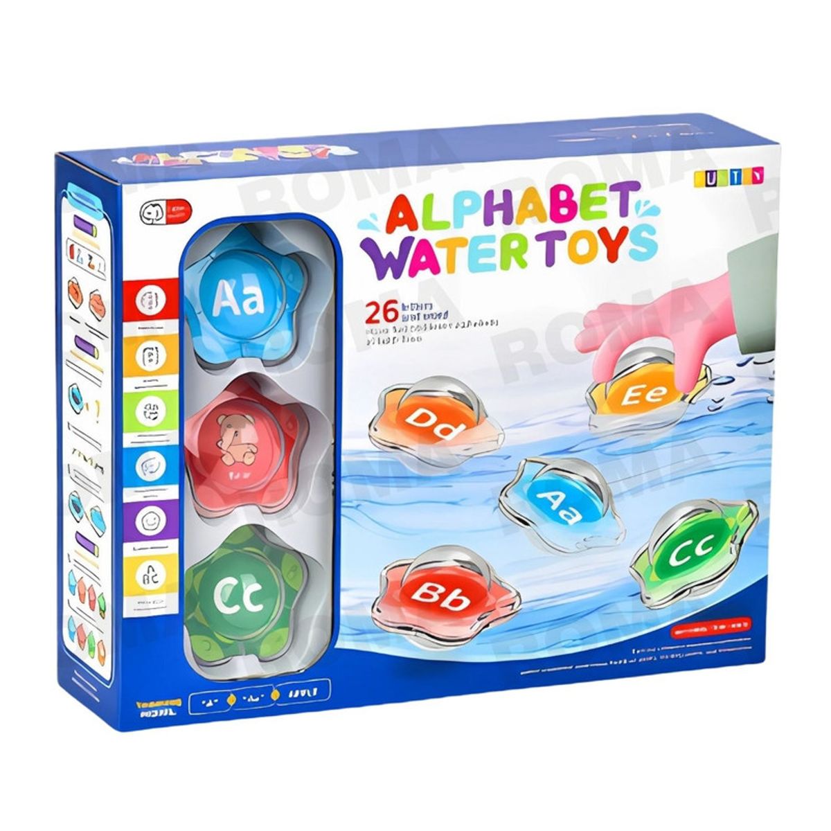 GENERICO - JUGUETE DE BAÑO ALFABETO