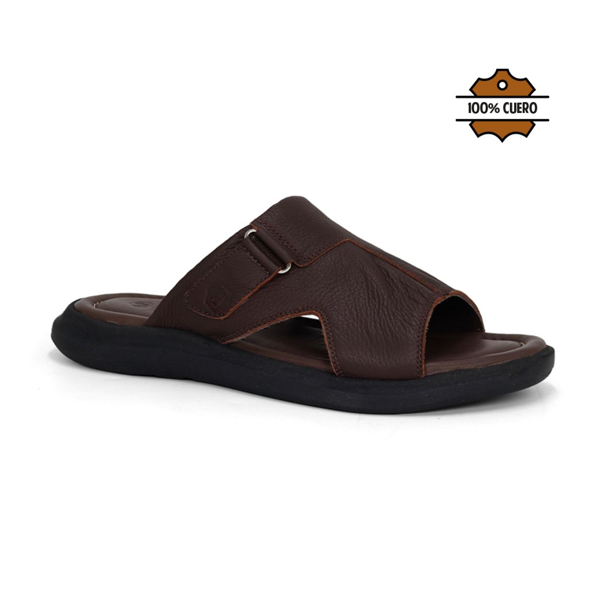 CONTERS - Sandalias Hombre De Cuero KN25Q3-842 Canela
