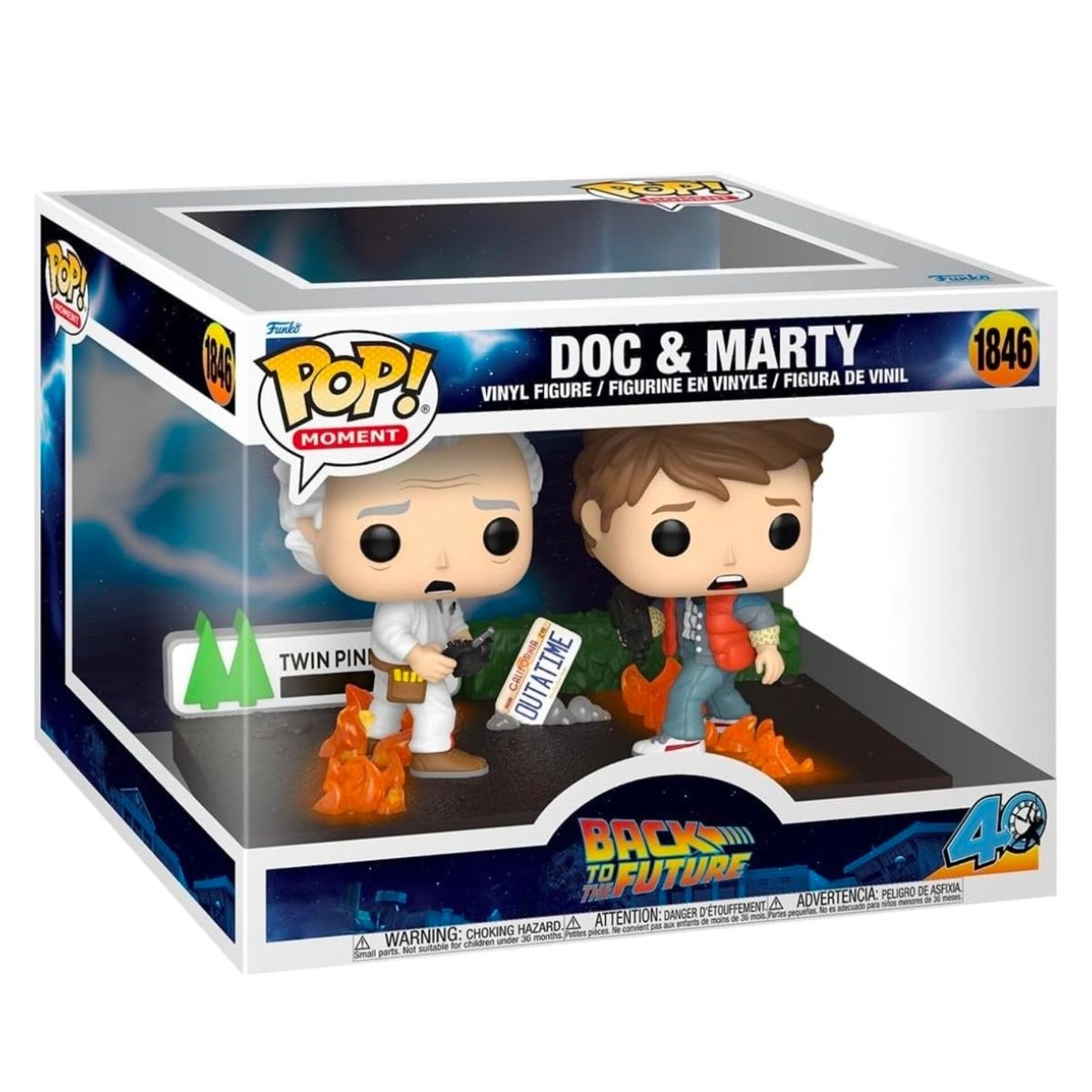 FUNKO - FUNKO POP - DOC & MARTY  (VOLVER AL FUTURO - 40 ANIVERSARIO)