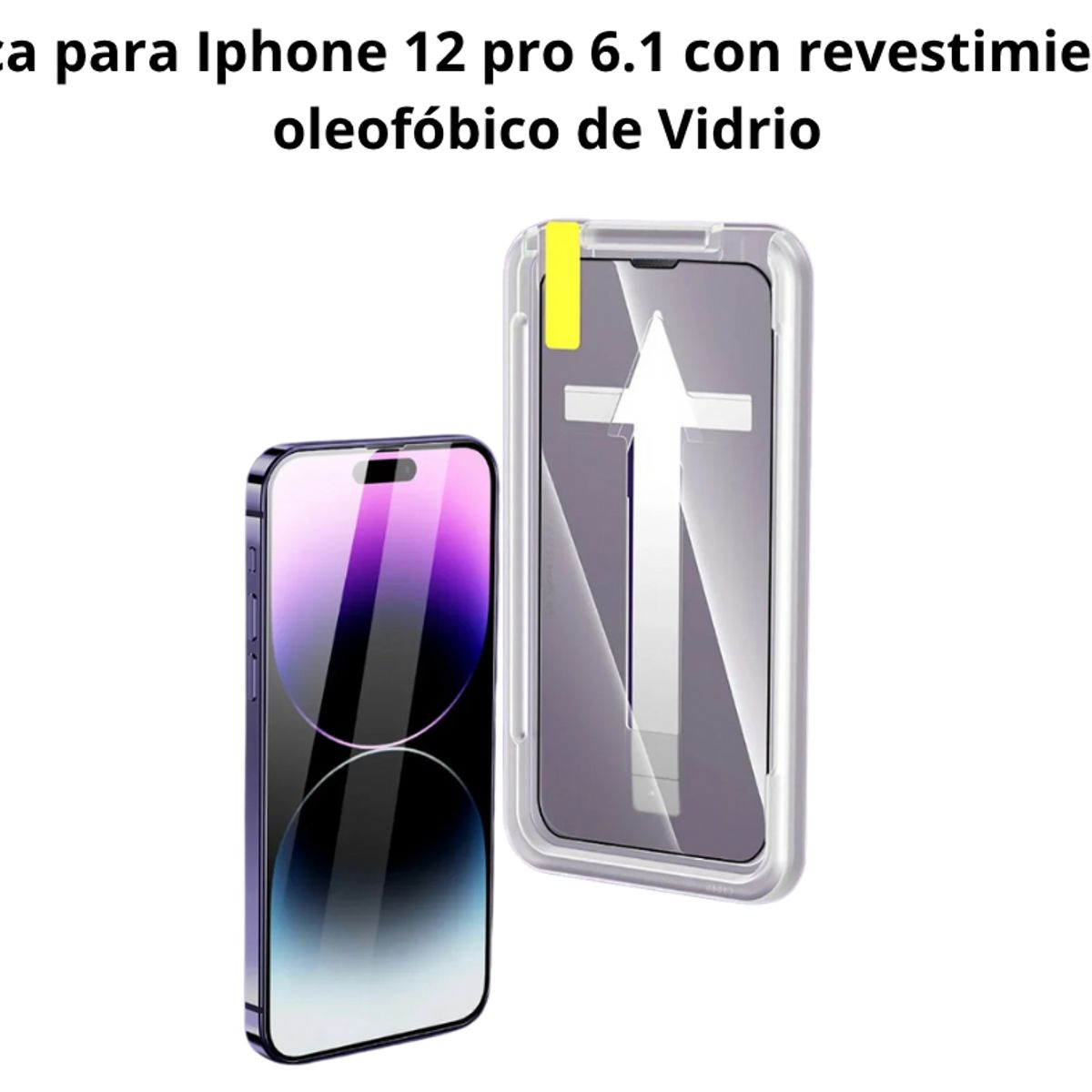 GENERICO - Protector de Pantalla Mica Vidrio Templado para Iphone 12 Pro 6.1