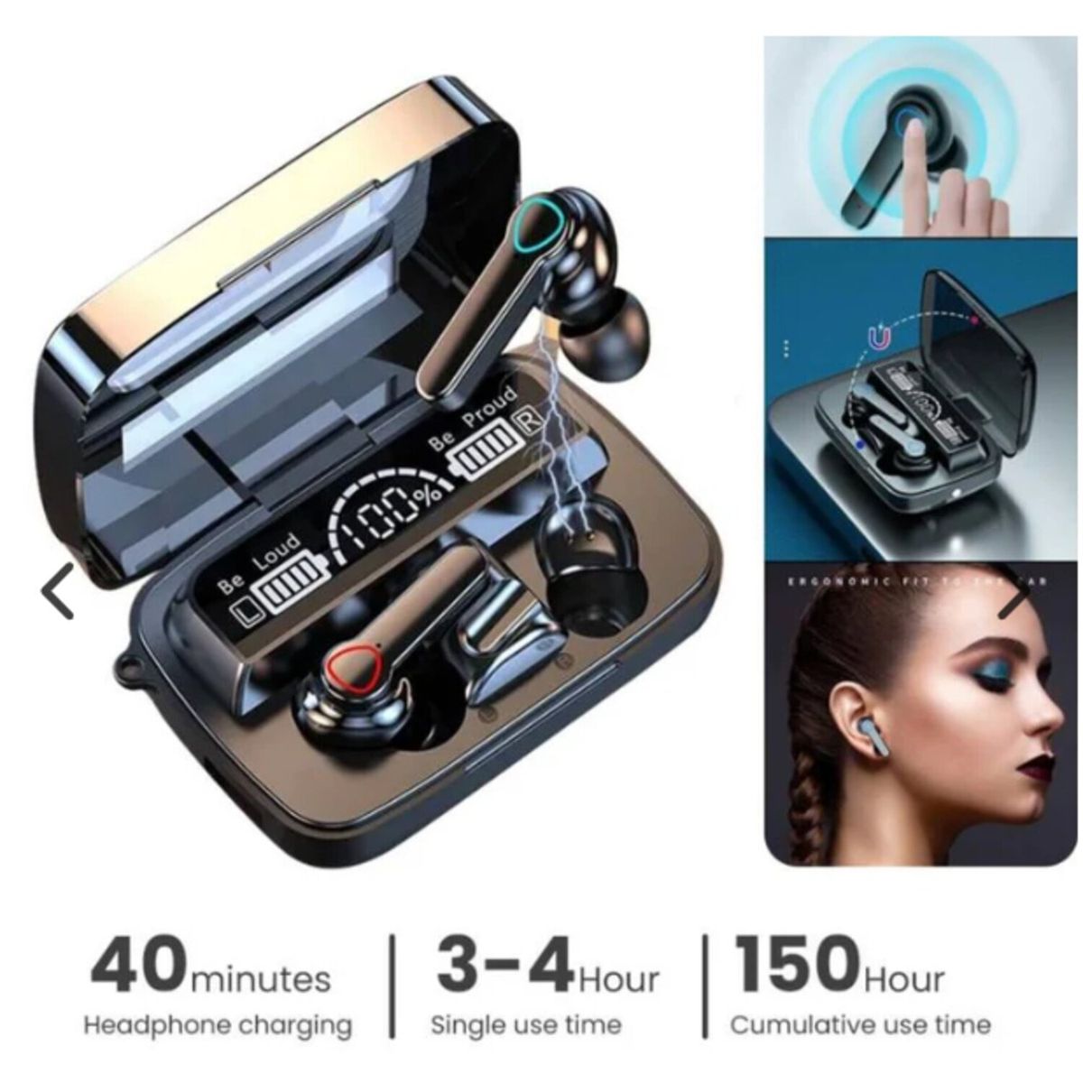 GENERICO - Audifonos Inalambricos con Mirador de carga Bluetooh 5.3