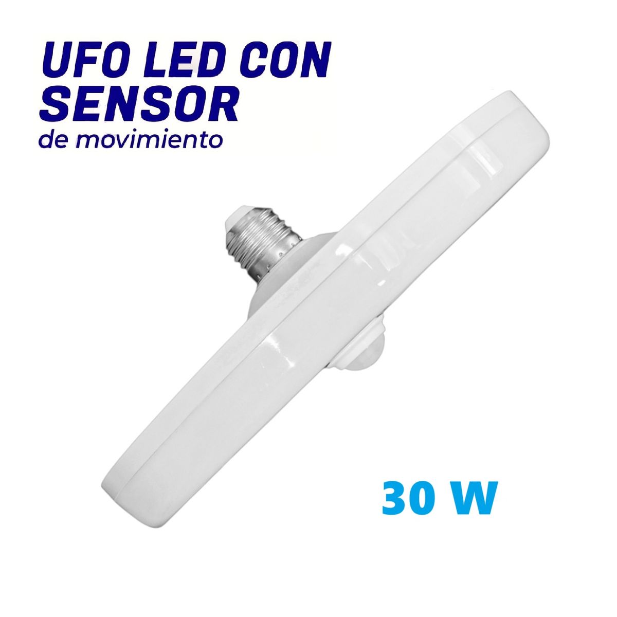 ALFA - Foco Led UFO con Sensor de Movimiento 30W Luz Blanca ALFA