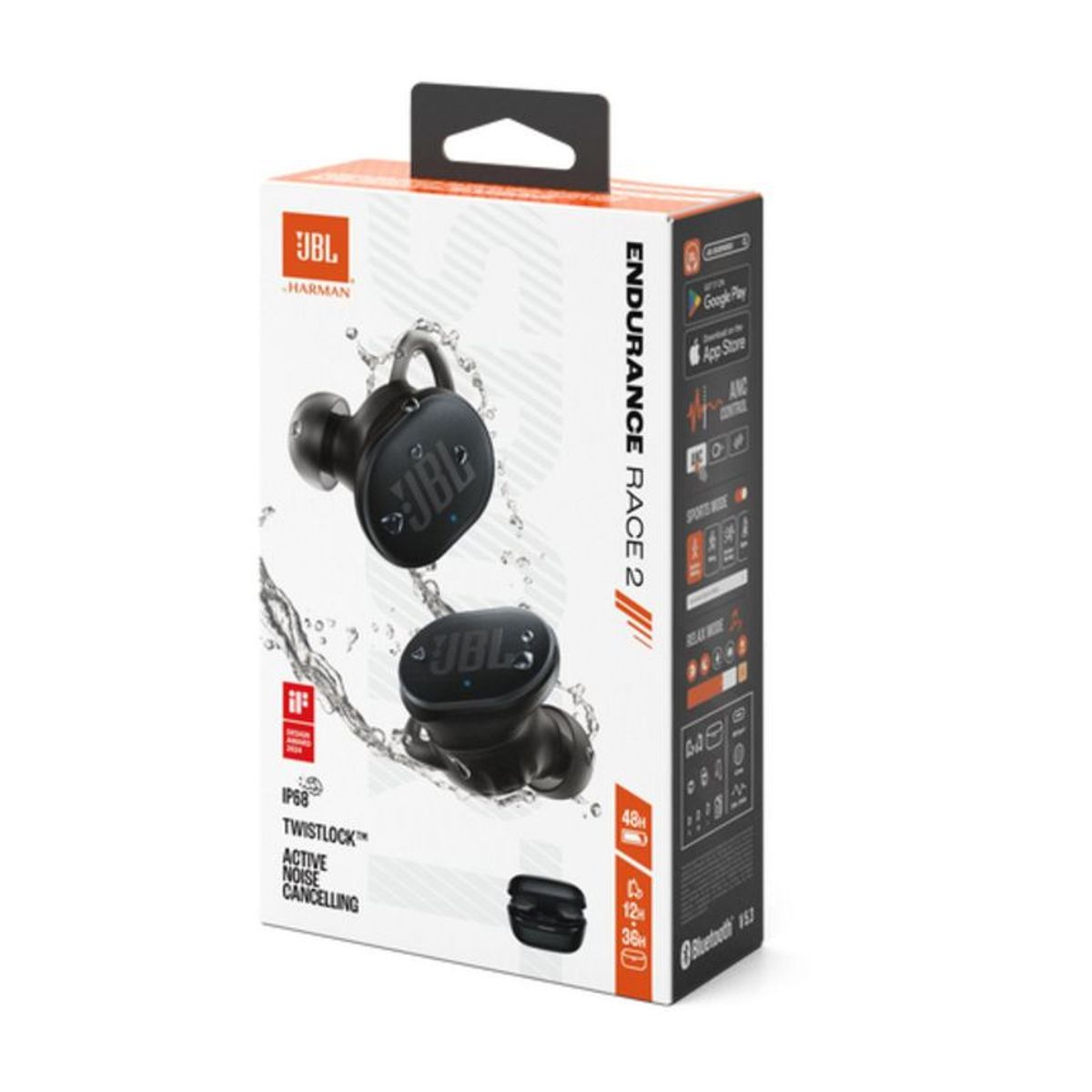 JBL - AUDIFONOS BLUETOOTH JBL ENDURANCE RACE 2 NEGRO