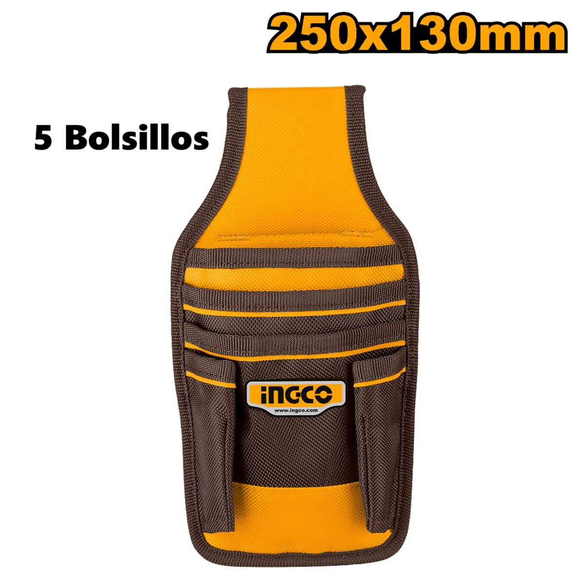 INGCO TOOLS - Cinturón Porta Herramientas 5 bolsillos INGCO HTBP040128