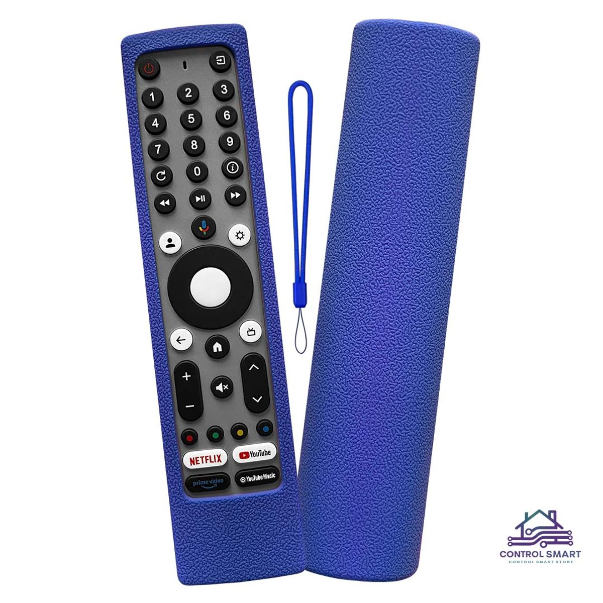 GENERICO - Funda de Silicona Abierta para Control JVC RM-C3295 / 3293 / 3597 – Color Azul