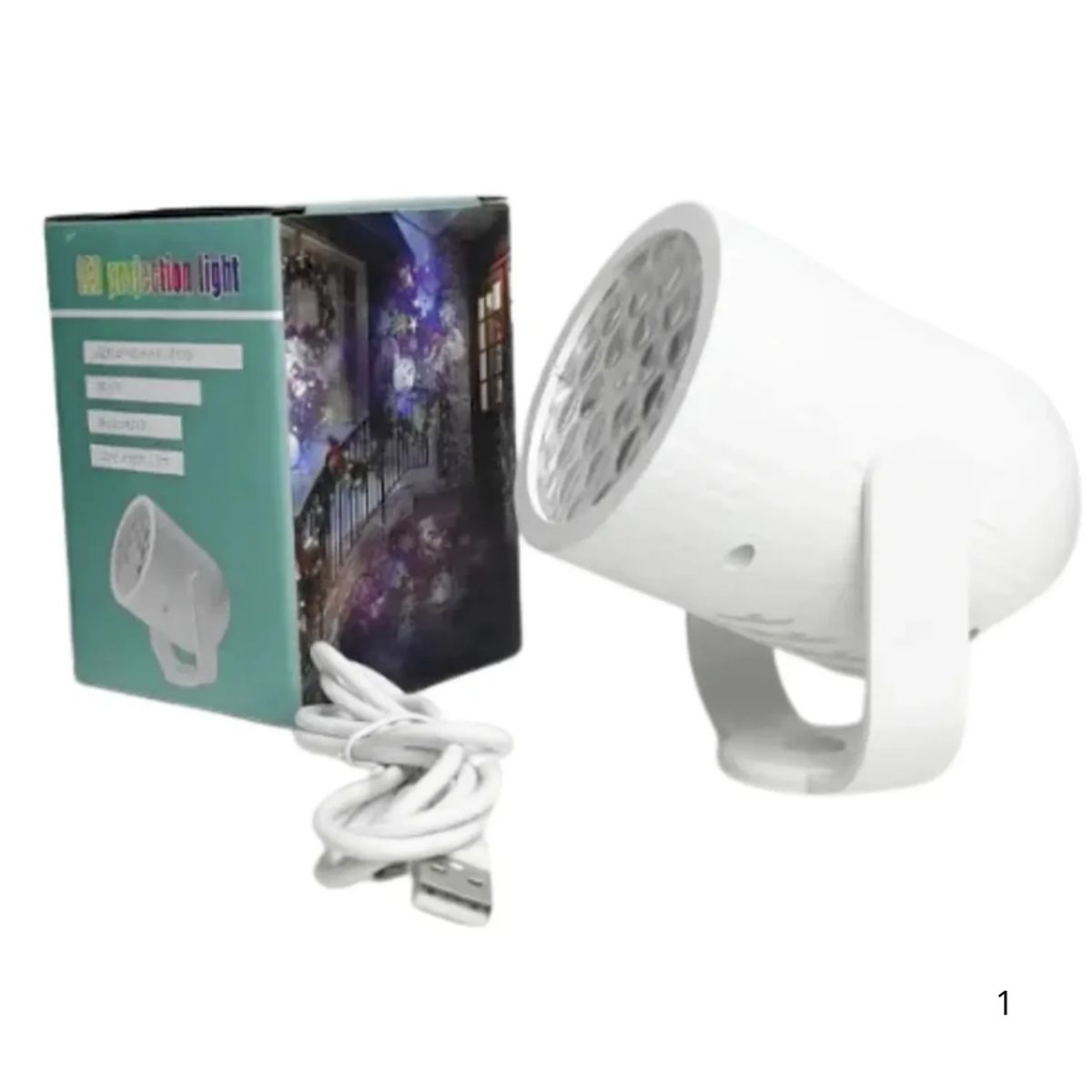 GENERICO - Proyector Led - Figuras de Navidad Multicolor