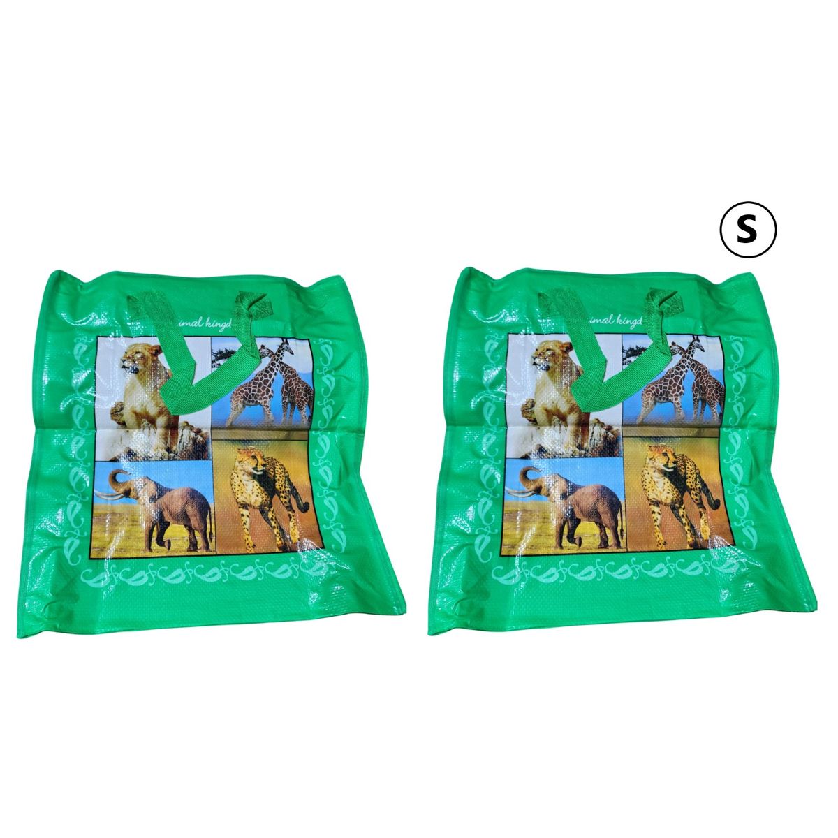 GENERICO - 2 bolsas con cierre de 44cm x 40cm con diseño - Pequeño