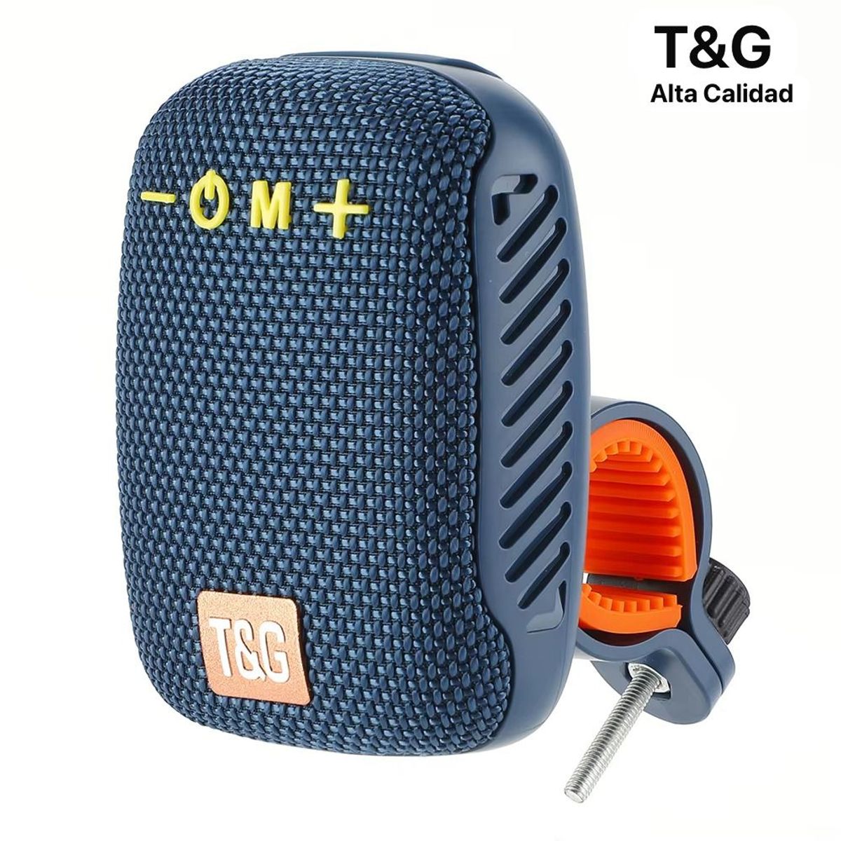 GENERICO - Parlante Altavoz inalambrico con bluetooth para  bicicleta  T&G ,  AZUL
