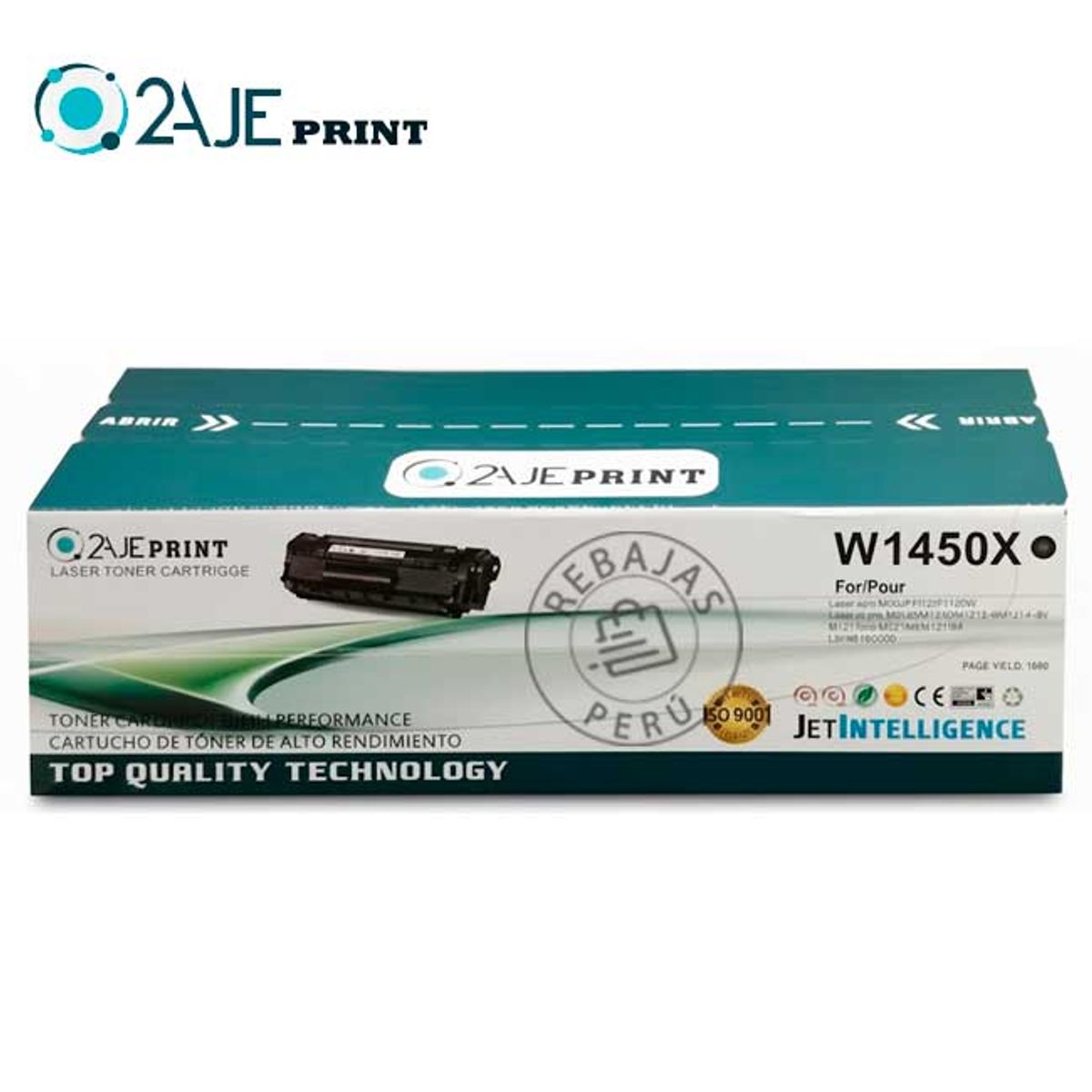 2AJE PRINT - Toner 145X Mayor capacidad Compatible Para Laserjet 3003dw 3101fdw 3103fdw - Negro