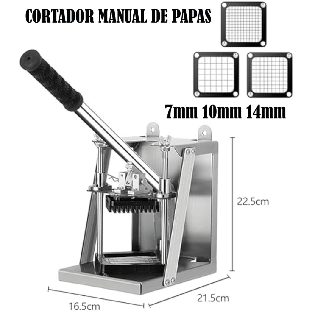 OEM - Cortador Manual De Papas Acero Inoxidable Pared