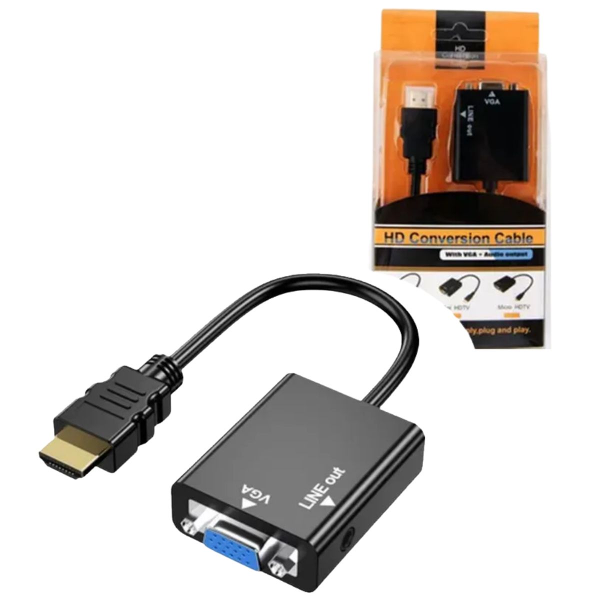 GENERICO - ADAPTADOR HDMI A VGA BOX